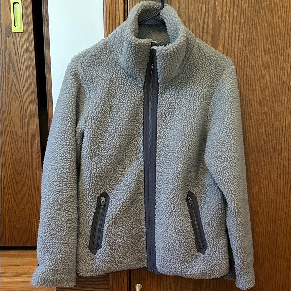 Patagonia Soft Gray Teddy Jacket